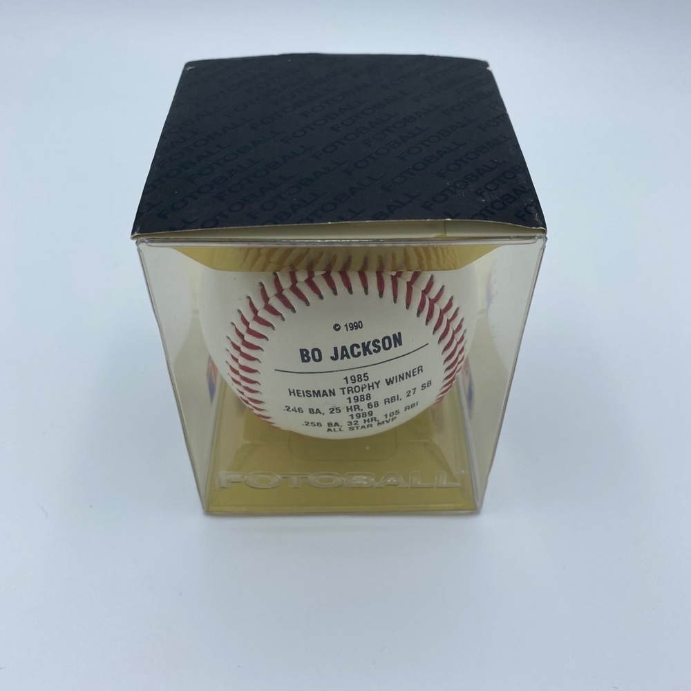 Vintage Kansas City Royals Bo Jackson Baseball collectors item in new box - Picture 6 of 6